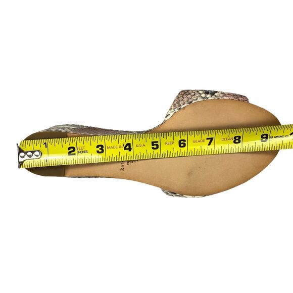 Kate Spade New York Willow Slide Wedge Sandal Womens Size 9B Leather - Picture 5 of 16